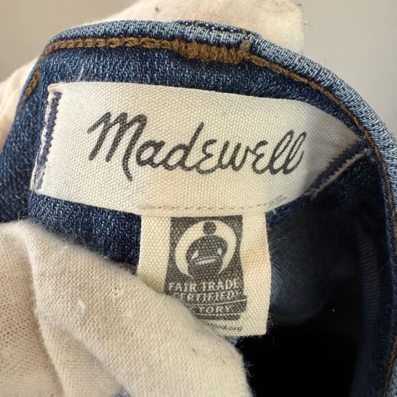 Madewell Stovepipe Straight Ankle Jeans Size 28/6 Antoine Wash High Rise AJ204 - Picture 13 of 16